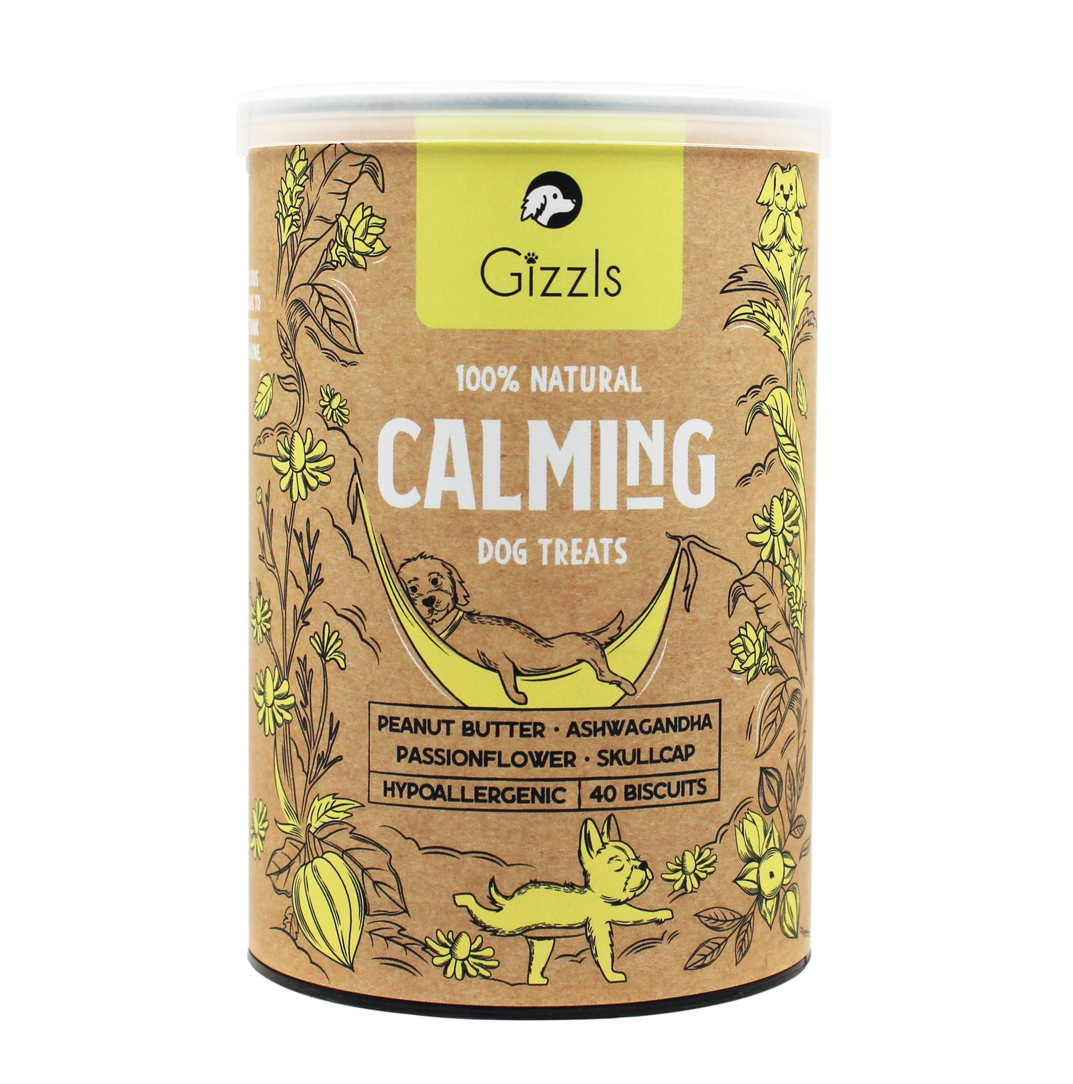 Gizzls 100% Natural Calming Dog Treats