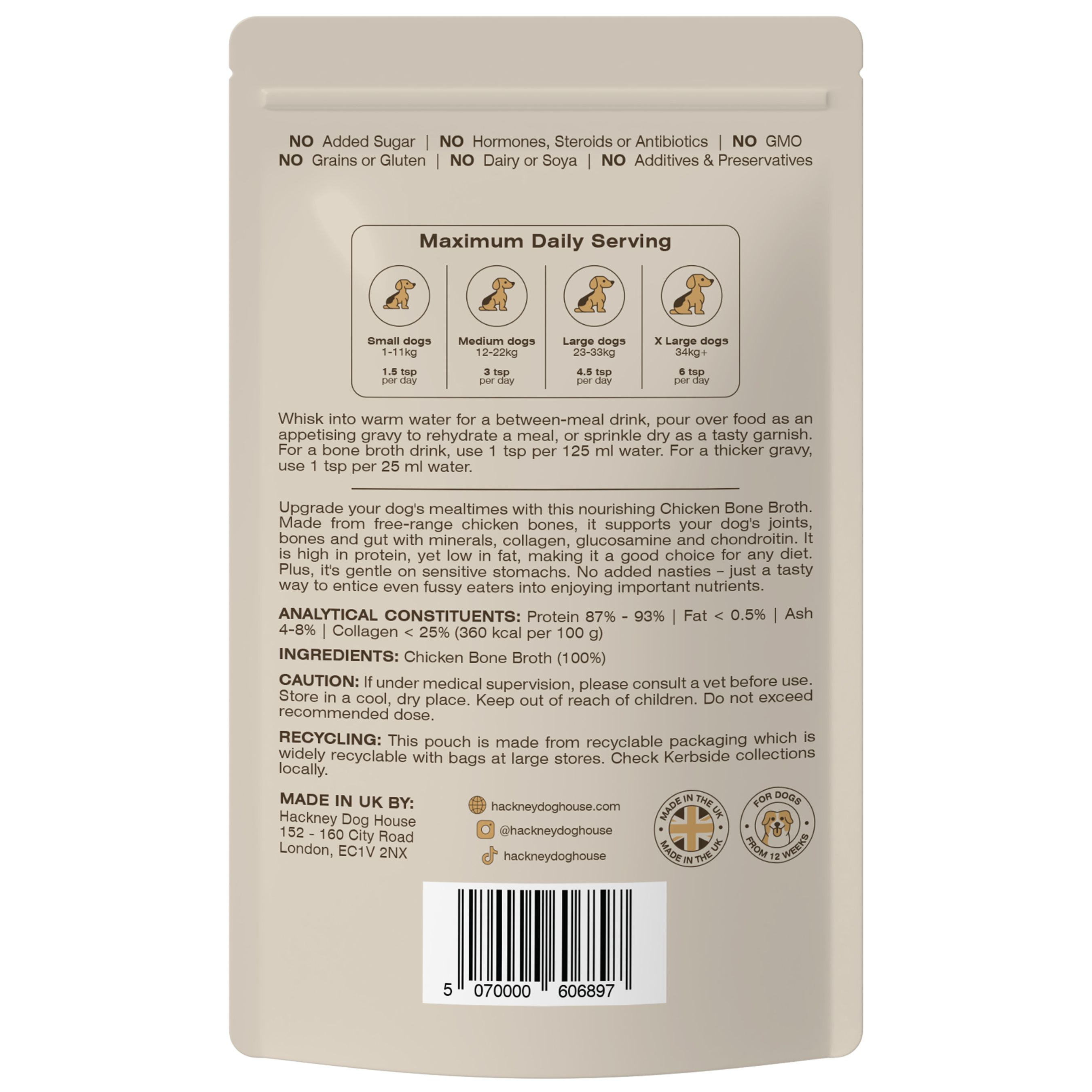 Bone Broth for Dogs | Dog Gravy Food Topper for Picky Eaters - Lovable Hounds