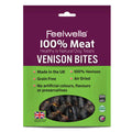 Feelwells 100% Meat Venison Bites 100g - Lovable Hounds