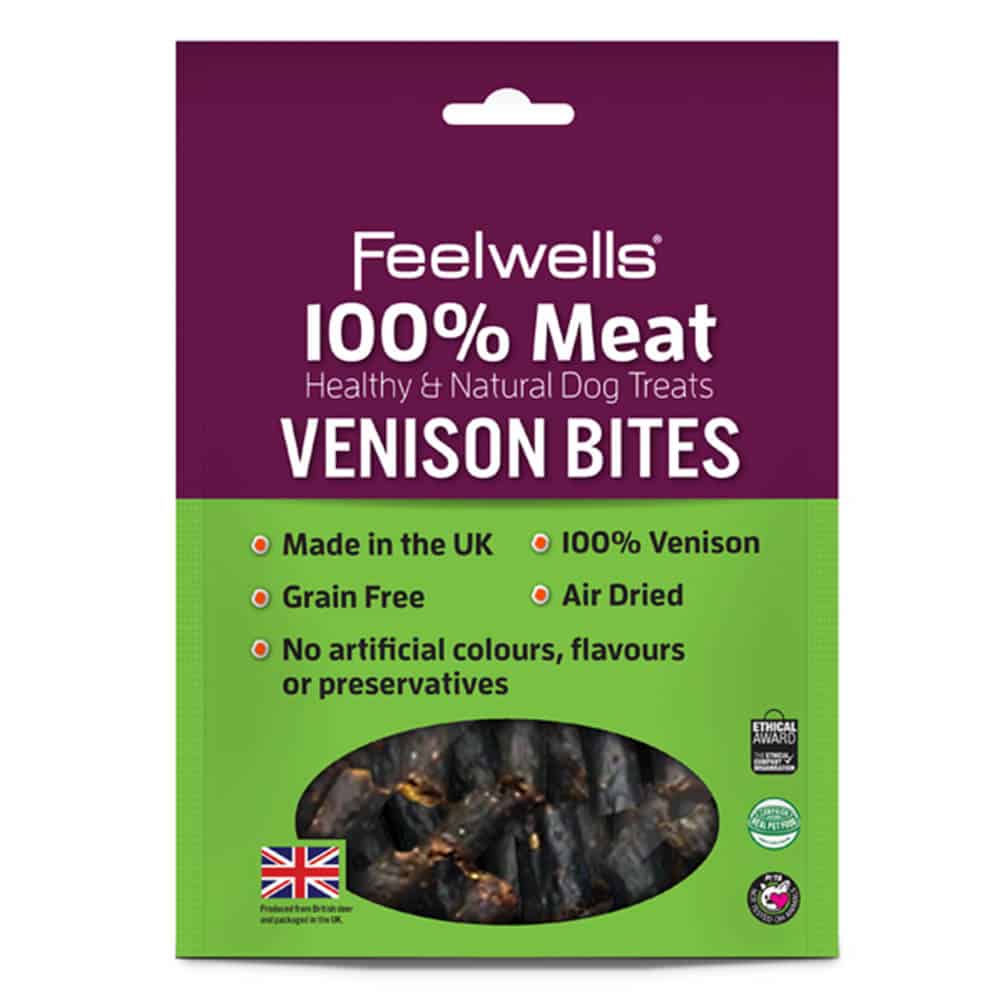 Feelwells 100% Meat Venison Bites 100g