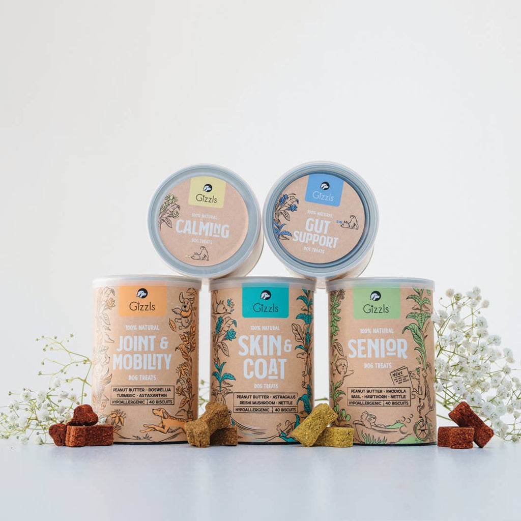 Gizzls 100% Natural Dog Treats for Gut Support