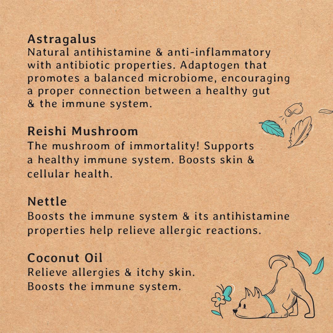 Gizzls 100% Natural Dog Treats for Allergies and Immunity