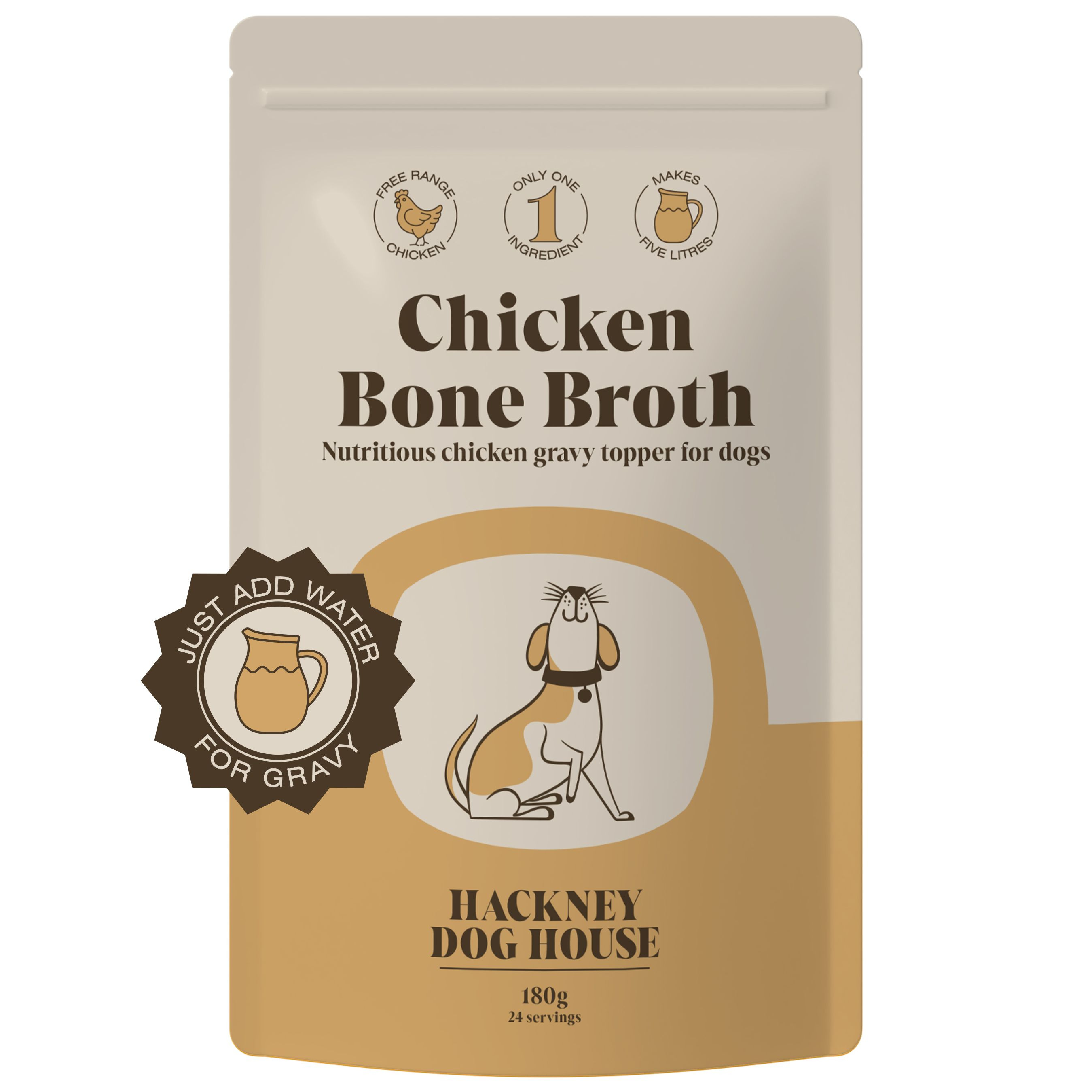 Bone Broth for Dogs | Dog Gravy Food Topper for Picky Eaters - Lovable Hounds
