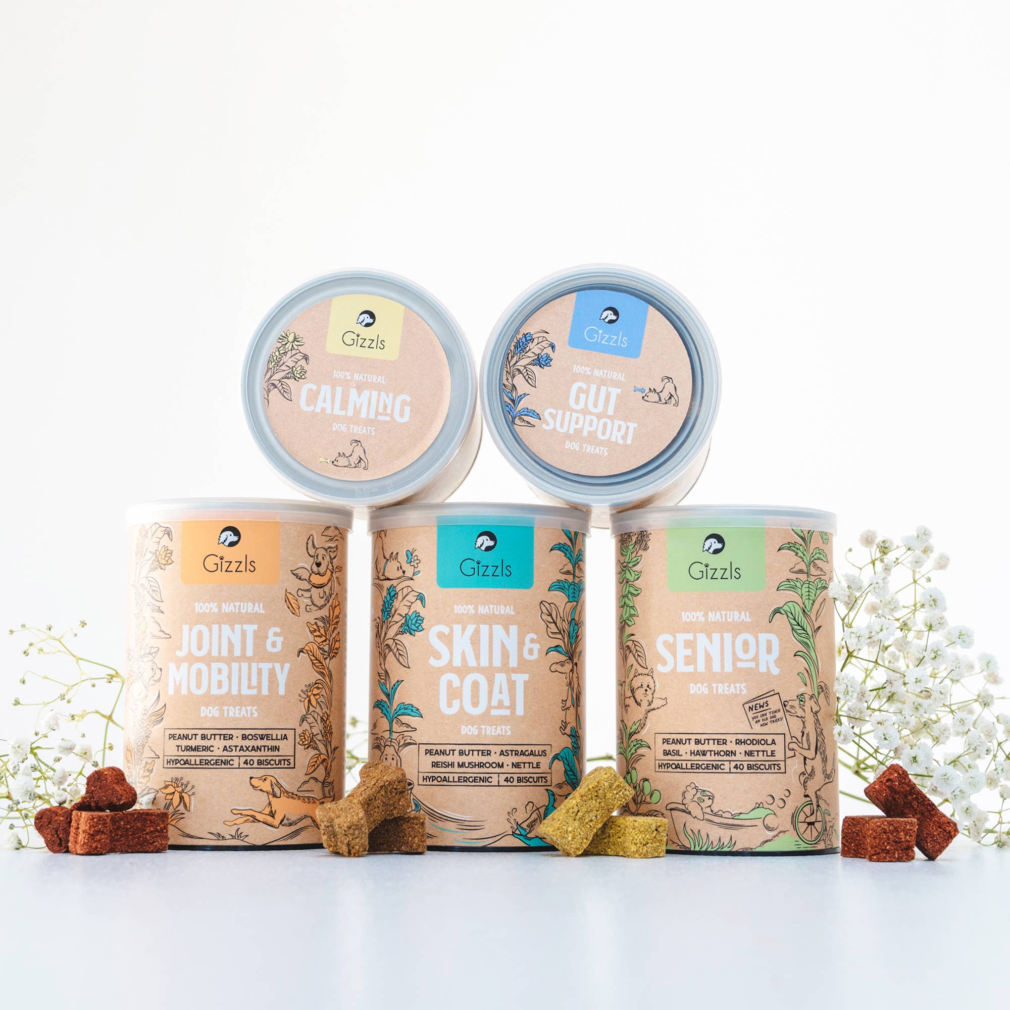 Gizzls 100% Natural Calming Dog Treats