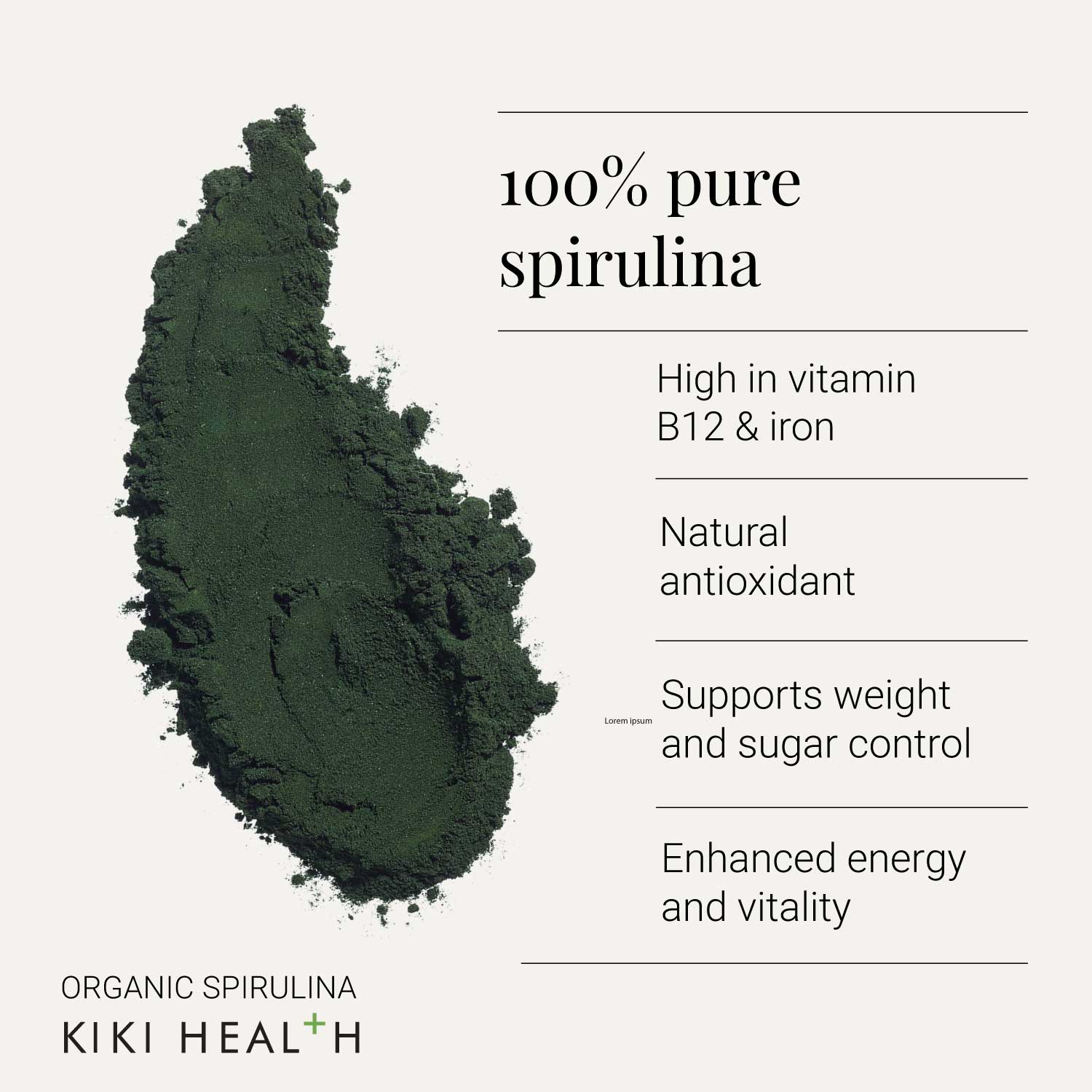 Organic Premium Spirulina Powder 200g